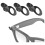 Rotating LED Light Blocking Stickers for  Glasses for , , Skyler, Headliner 3