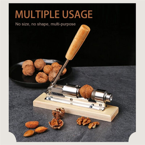Manual Nut Cracker Stainless Steel Mechanical Sheller Kitchen Tools Pecan Walnut Nutcracker Fast Opener Nutcracker Clamp 2