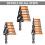 Four Spiral Flute Step Drill Bit Set, 3 Pcs HSS Step Drill Bits (1/8"-7/8") Unibit Step Drill Bit , 1/4" Shank Step Bits 2