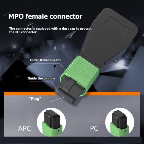 12-Core Single-Mode MPO Optische Loopback-Eenheid voor Optische Retourunit Rondom Computerruimtes/Datacenters 1