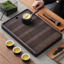 Rectangular Tea Tray Chinese Natural Bamboo Tea Tray Water Storage Tea Tray Saucer Reusable Tea Board Tea Storage Tray S