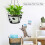 Support Mural pour Fleurs de Balcon, Panier Suspendu Décoratif pour Intérieur/Extérieur 4