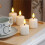 Rechargeable Small Flameless Tea Light Candles with Remote Function, LED Votive 2/4/6/8 Hours Timer 1.5" X2.17" 5