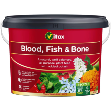 Vitax Blood, Fish & Bone 10kg Tub - Organic All-Purpose Fertilizer