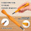 5 Pcs Carving Tools Set - Flat Linoleum & Wood Carving Knifes Chisel V Shaped Tools for Linocut Printmaking 4