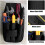 Tool Pouch with Belt Clip Multi-Pocket Organizer for Electricians Construction Maintenance 4