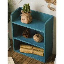 Wooden Desktop Cup Storage Box Office Supplies Kitchen Real Wood Display Cabinet Mugs Retro Organizer Rectangular Ape A