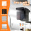 Automatic Sensor Hand Soap Dispenser,  Dual- Electric Soap Dispenser for Kitchens and Bathrooms. 5