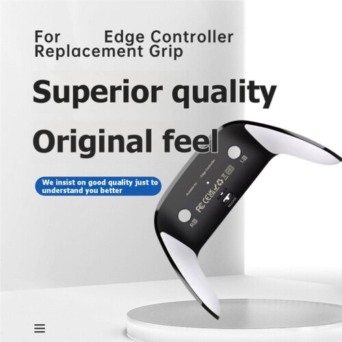 For PS5  Top Bottom Decorative Trim Shell Replacement Front Back Clip Shell for PS5  Wireless Controller Black 1