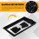 Autoframe Dashboardadapter Android Radio Dash Montagepaneelkit voor  Ridgeline 6