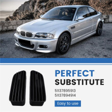 Side  Vent Grill 51137895913 51137895914 for  3 Series M3 E46 2001-2006  Air Vent Trim Cover
