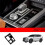 Black Console Gear Shift Panel Trim Cover Frame Decor Sticker for  Outlander 2022 2023 RHD 3