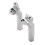 Risers de Guiador Pullback Altos Cromados de 3,5 Polegadas para  Softail Dyna Sportster Touring Pullback AlumíNio Reto 3