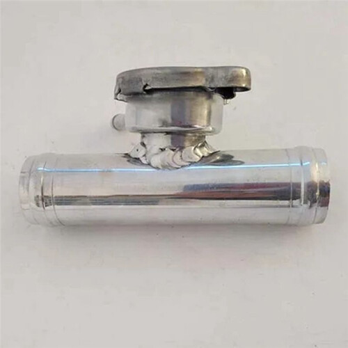 Intercooler-Aansluithuls 38MM Aluminium Inline Radiator Slangvuller/Dop T6063 T-Type Intercooler-Aansluitbuis 1