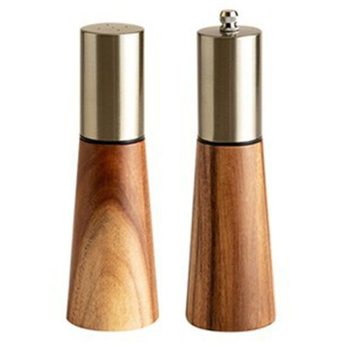 Wooden Pepper Grinder Manual Multi Use Salt Dispenser Kitchen Tool for Salt Spices 1