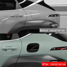 Puerta de Coche, Tanque de Combustible, Tapa Decorativa, Embellecedor de Cubierta para 2024+, Accesorios Exteriores de Coche, Negro