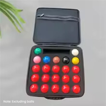 Étui de Transport pour Boules de Billard - Boîte de Rangement Professionnelle avec Poignée Transport - Peut Contenir 22 Boules - Idéal pour les