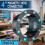 2Pack 4" Magnetic Hose Connector for Dust Collection System,with 8 Magnets, with 4" and 2-1/2" Machine Coupling 2