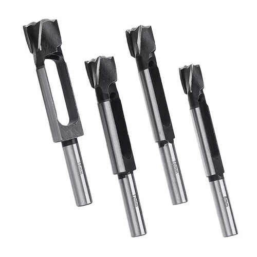 Deep Plug Cutter Drill Bit Set Carbon Steel 56mm Cutting Depth Kit for Precision-Woodworking 2