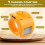 Digital LCD Electronic Finger Ring Hand Tally Counter 6 Digit Rechargeable Counters Clicker-Yellow 5