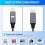 Cabo USB C para   USB Tipo C para  3 para Cabo Adaptador  DP 4K 2