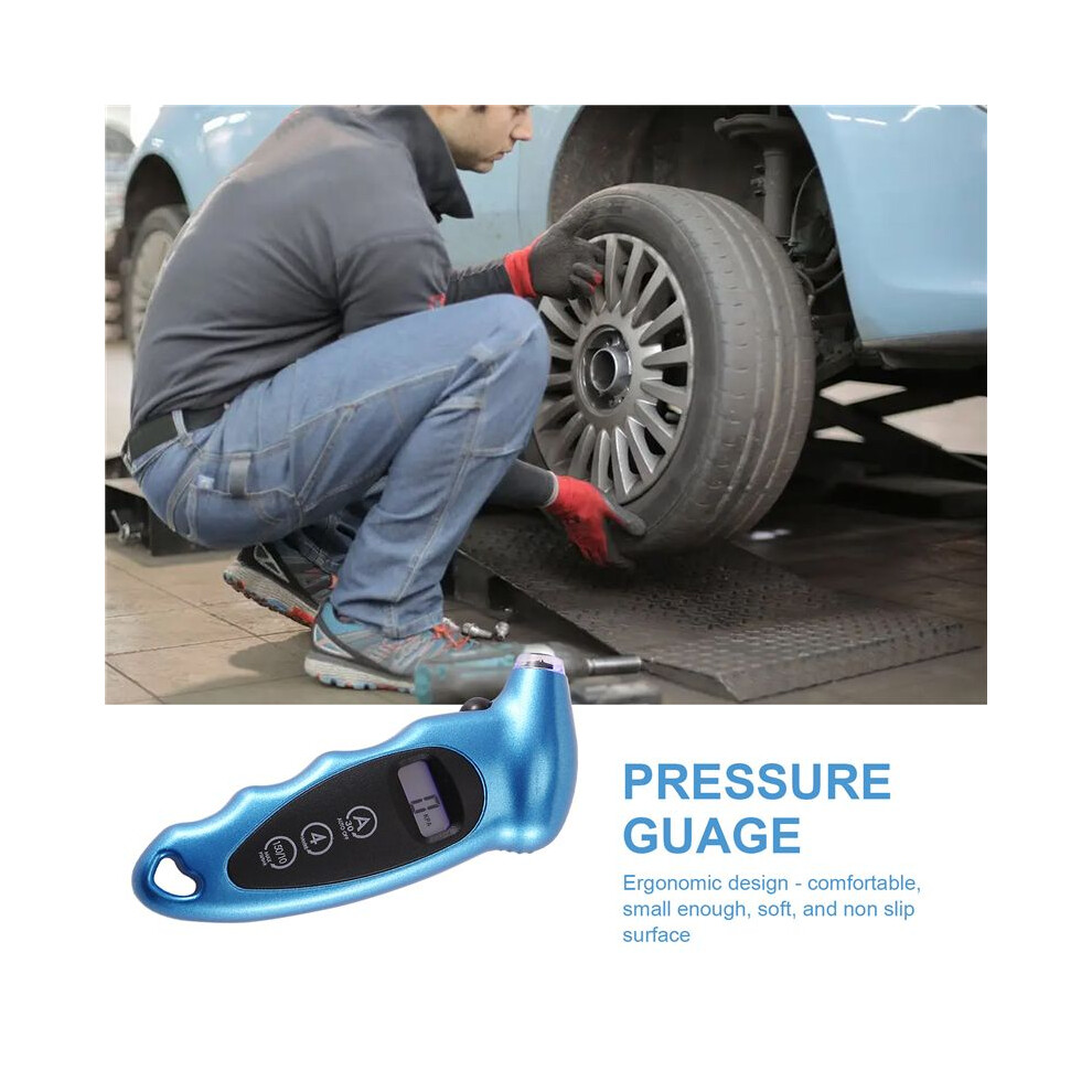 New Tire Air Pressure Gauge Digital Car Bike Truck Auto Lcd Meter Tester Tyre Gauge 4713070817121