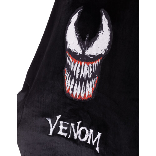 Marvel Marvel Blanket Hoodie (Mens Black) 2