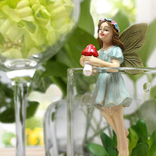 5pcs Miniature Resin Fairies Garden Set