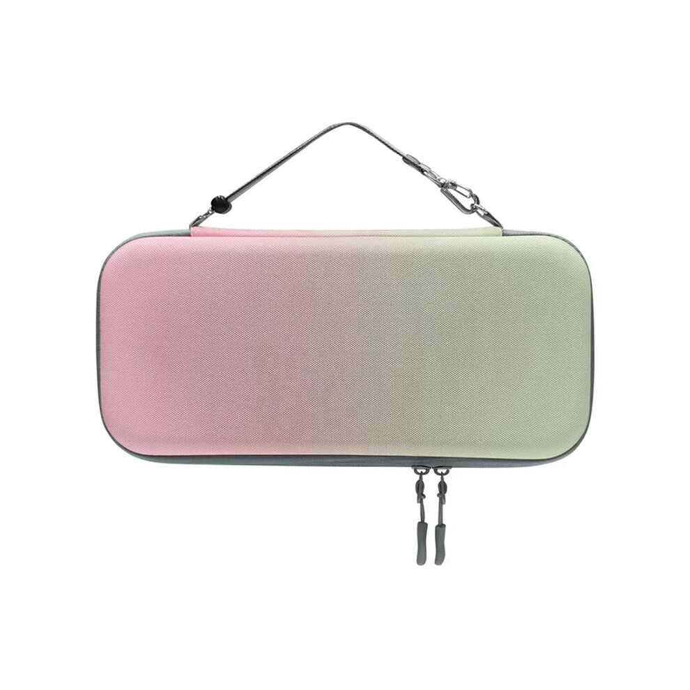 Travel Carrying Case For 2 Host Protective Portable Hard Shell Case With Dual Zipper Ergonomic Handle Green 6133053095700