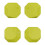 Back Button Enhancement Kit for  Ally X Durable Protection & Improved Gaming Experience Yellow 1