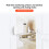 Sensor inteligente de puerta y ventana Zigbee ABS, 2 pilas AAA 6