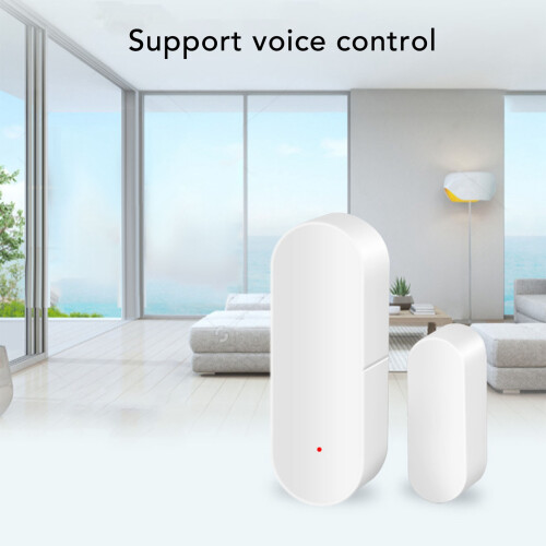 Sensor inteligente de puerta y ventana Zigbee ABS, 2 pilas AAA 2