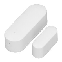 Sensor inteligente de puerta y ventana Zigbee ABS, 2 pilas AAA