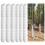 6 PCS Tree Trunk Protector, Plastic Spiral Tree Guard-Tree Bark Protector Tube Wraps to Protect Saplings Plants 2