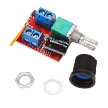 Regulator PręDkośCi PWm Silnika PrąDu StałEgo 3V 6V 12V 24V 35VDC 90W 5A PrzełąCznik Kontroli PręDkośCi Silnika śCiemniacz LED
