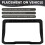 Motorcycle Modified Instrument Protection Frame for  368G Display Decorative Shell Screen Protective Cover Black 2