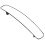Universal Rear View Mirror 16.5in, 150 Wide Angle, Rotatable 15