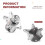 Engine Water Pump 251002M020 251002M011 for  Yacht  Sonata 7