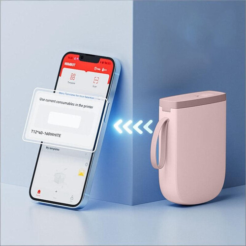D11 Label Printer 300DPI  Wireless  Portable Label Maker Name Tag Kitchen Sticker Printing Machine 2