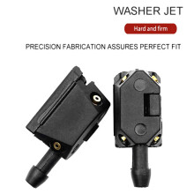 6Pcs Windscreen Washer Jet Universal Black Car Arm Windscreen Washer Wiper Blade Water Spray Jets Nozzle Accessories