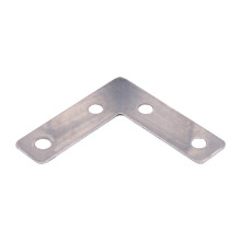 50mmx50mmx1mm L Shaped Flat Fixing Mending Repair Plates Brackets 30pcs