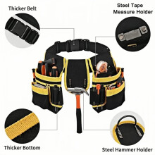 Multifunctional Tool Belt Oxford Cloth Electrician Toolkit Waist Bag Wrench Hardware Tool Bags Organizer