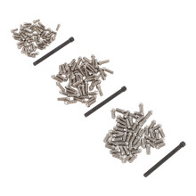 150 pezzi di viti per mozzo ruota RC in acciaio inossidabile M2-M3 per auto RC da 1/8 a 1/16