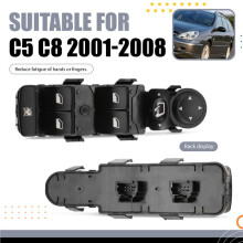 Master Power Window Control Button for 807 C5 C8 2001-2008 6554.HQ