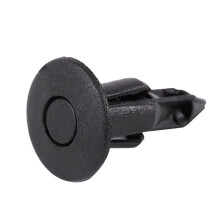 500Pcs Car Molding Door 5mm Hole Plastic Rivets Fixing Black.