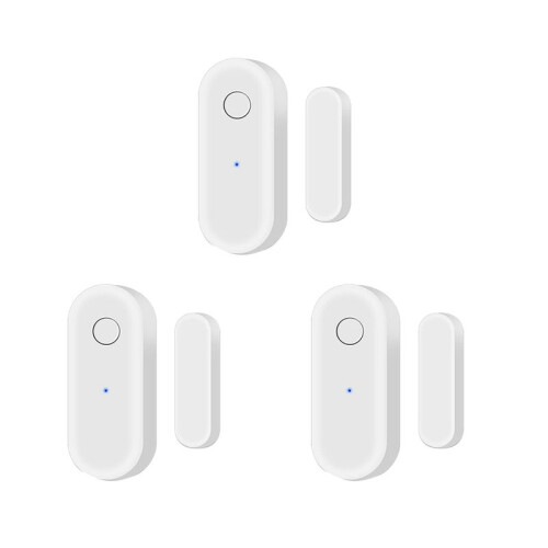Door Sensor - WiFi Wireless Window Sensor Real- Message Notification Compatible with Alexa  Assistant