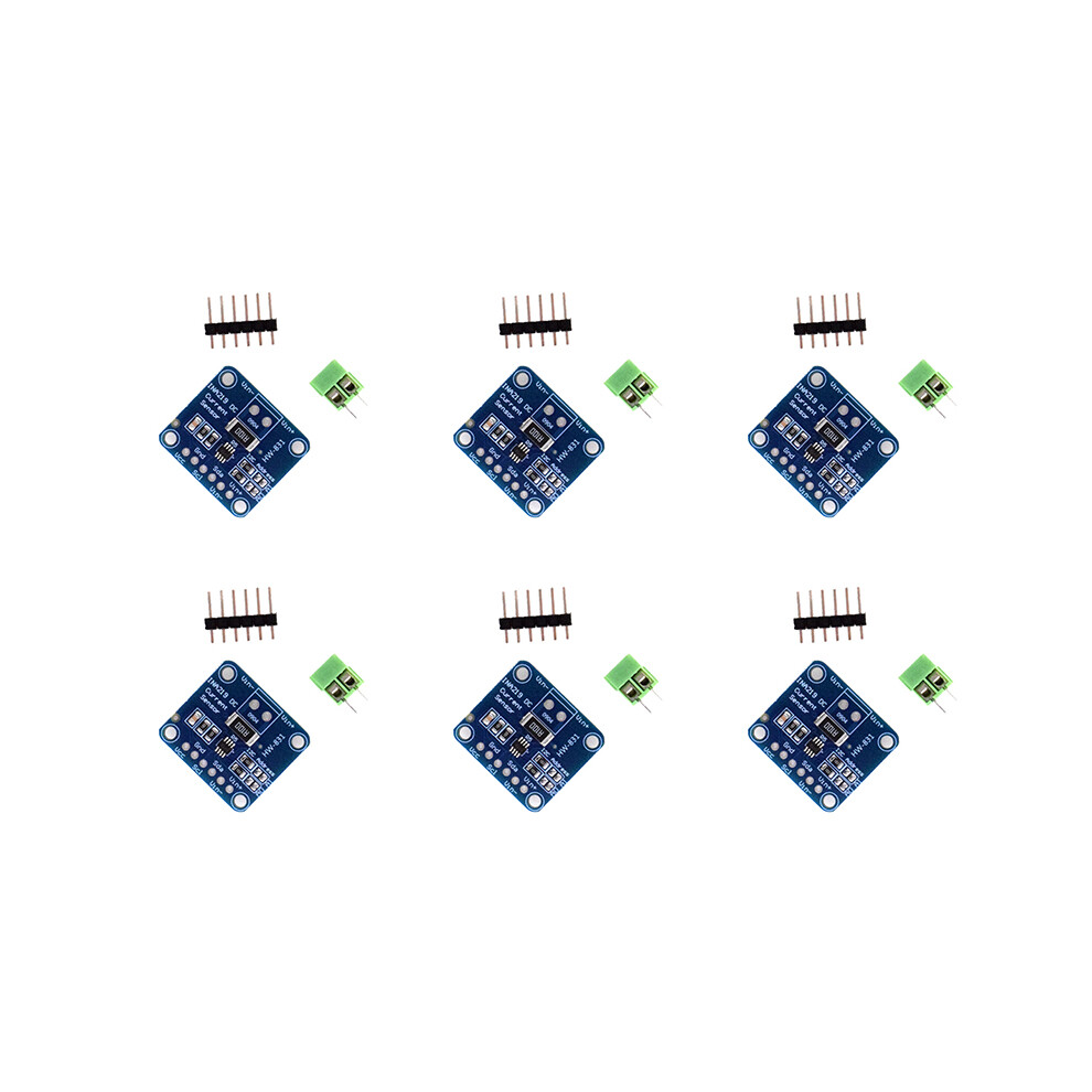 6Pc Mcu-219 Ina219 I2c Bi-Directional Current Power Supply Sensor Module Breakout 3-5V Sot23 6134220688176