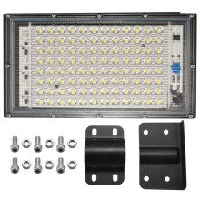 100W Led Straßenlaterne Ac 220V-240V Outdoor Flutlicht Strahler Ip65 Wasserdichte Wandleuchte Garten Straße Straße Kaltweiß