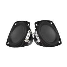 2 Pezzi 2,75 Pollici 70,6 mm Altoparlante Medio-Bassi 4Ω15 W Doppio Altoparlante Magnetico Bordo In Gomma A Corsa Lunga