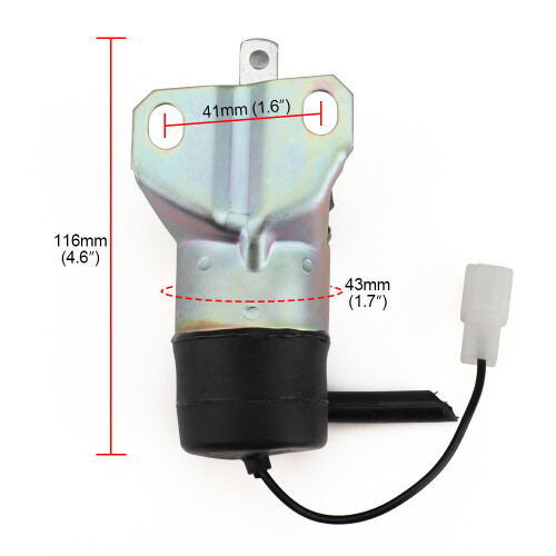 12V Shut Down Solenoid for  15471-60010 04287583 1